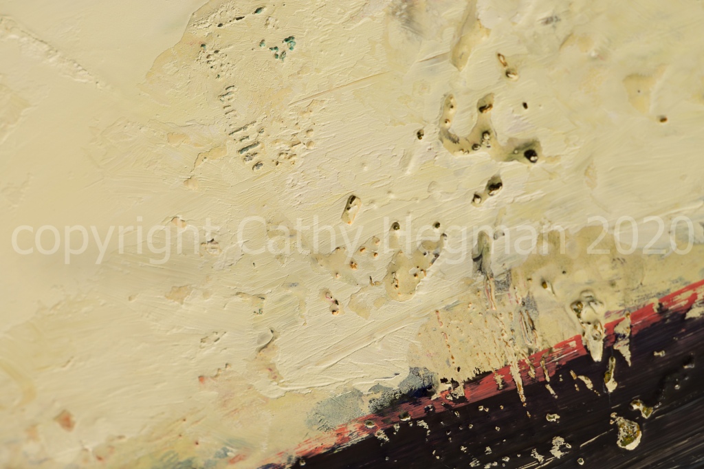 This image has an empty alt attribute; its file name is drydocked_2020_oil-and-wax-on-wood_24x36x2_copyright-cathy-hegman-detail5-1-of-1.jpg